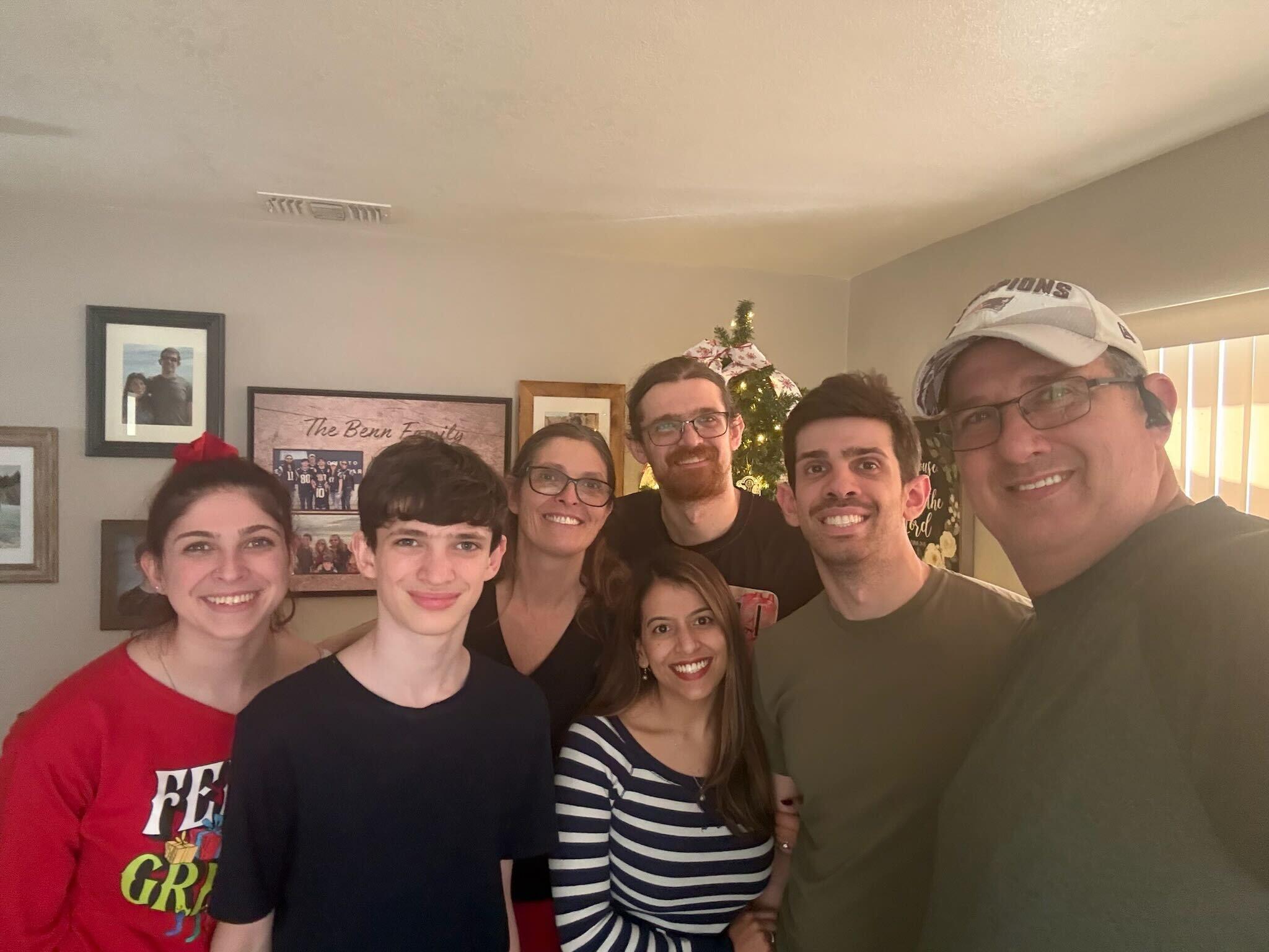 Christmas with Eric's Mom and Dad