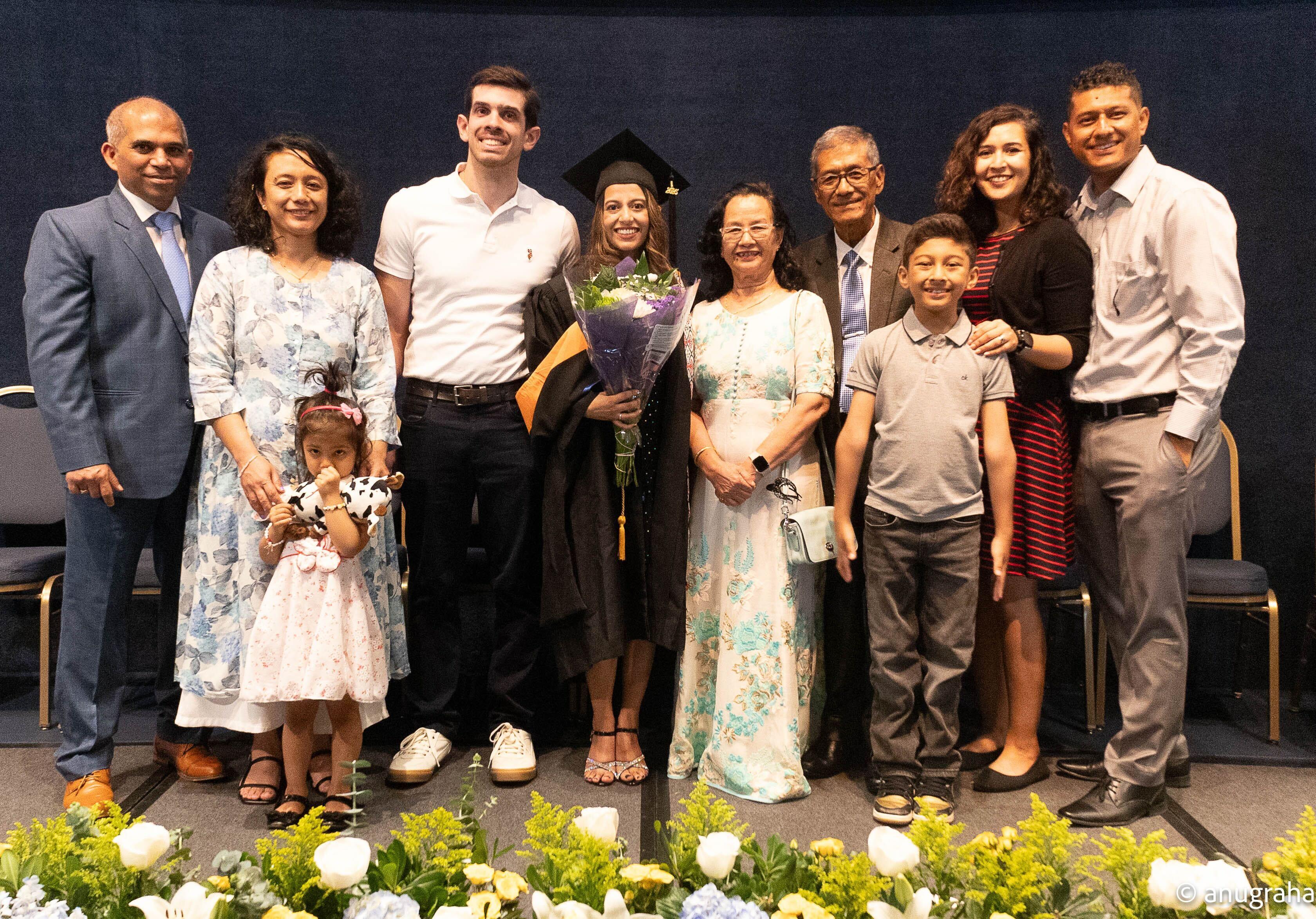 Celebrating Graduation with Family